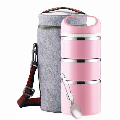 insulated steel lunch box for school|stackable insulated lunch containers.